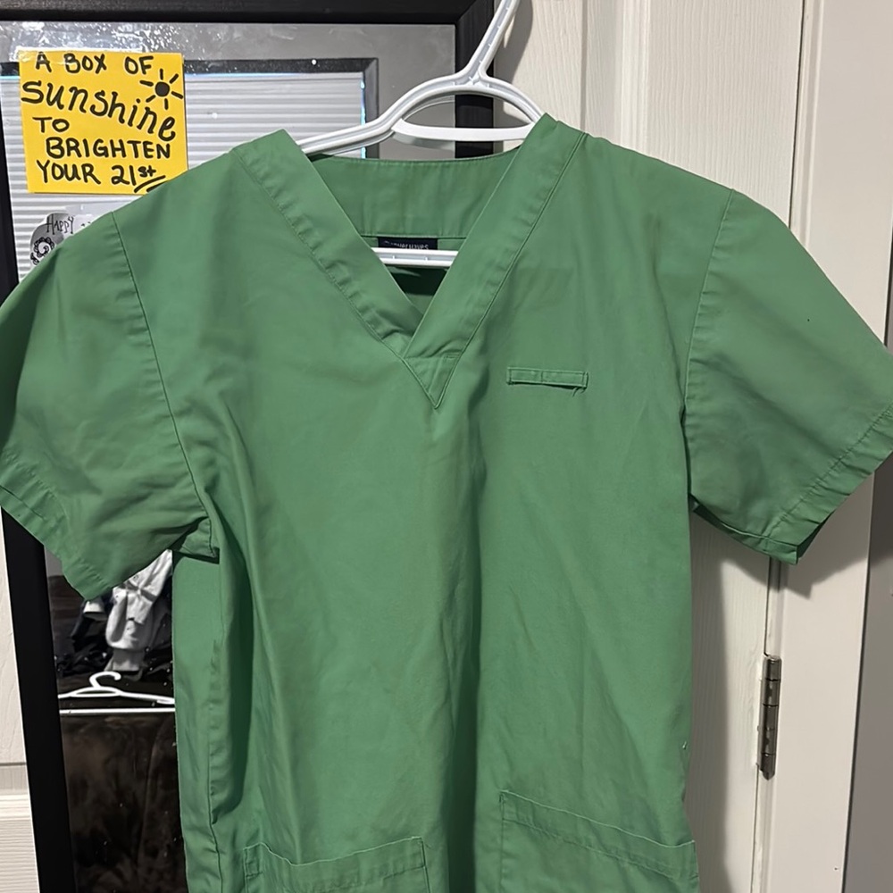 Green Scrub Top